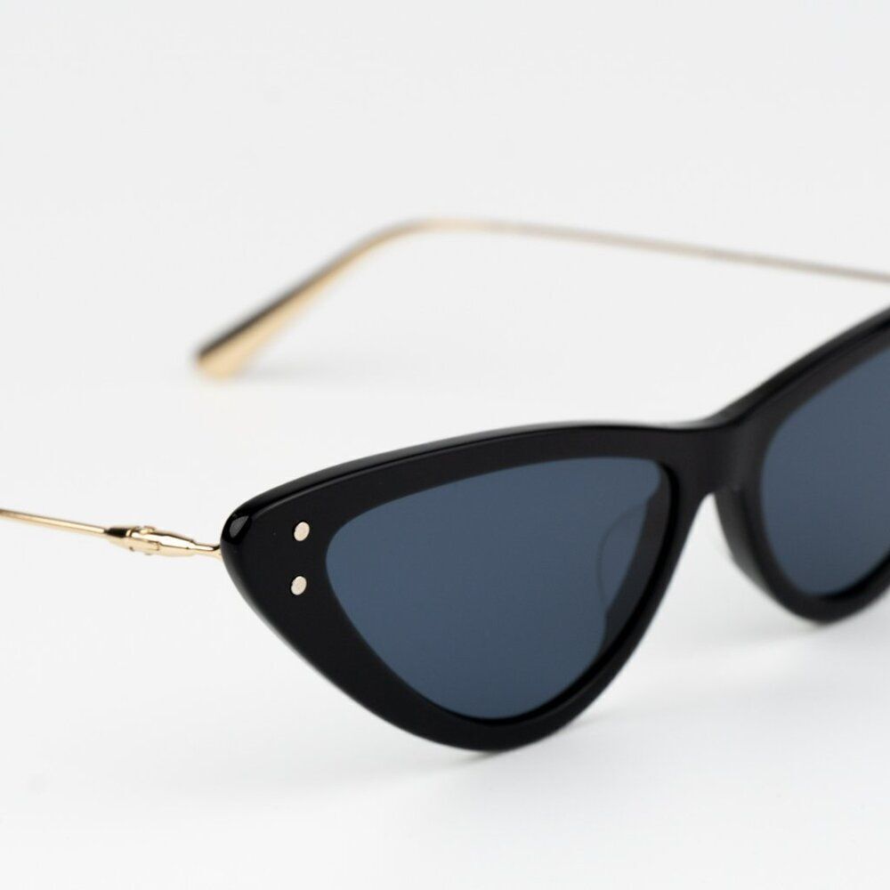 NEW Dior MISSDIOR B4U CD40105U 01V 12B0 Shiny Black Blue Unisex Sunglasses - Picture 7 of 13